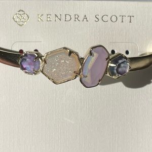 Kendra Scott Custom Purple Ruby Bracelet in Gold